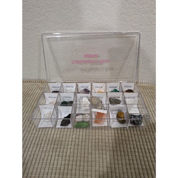 Crystal Stone Collection Quartz Amethyst Pumice Calcite Gypsum Aventurine 18 Lot - Picture 4 of 7